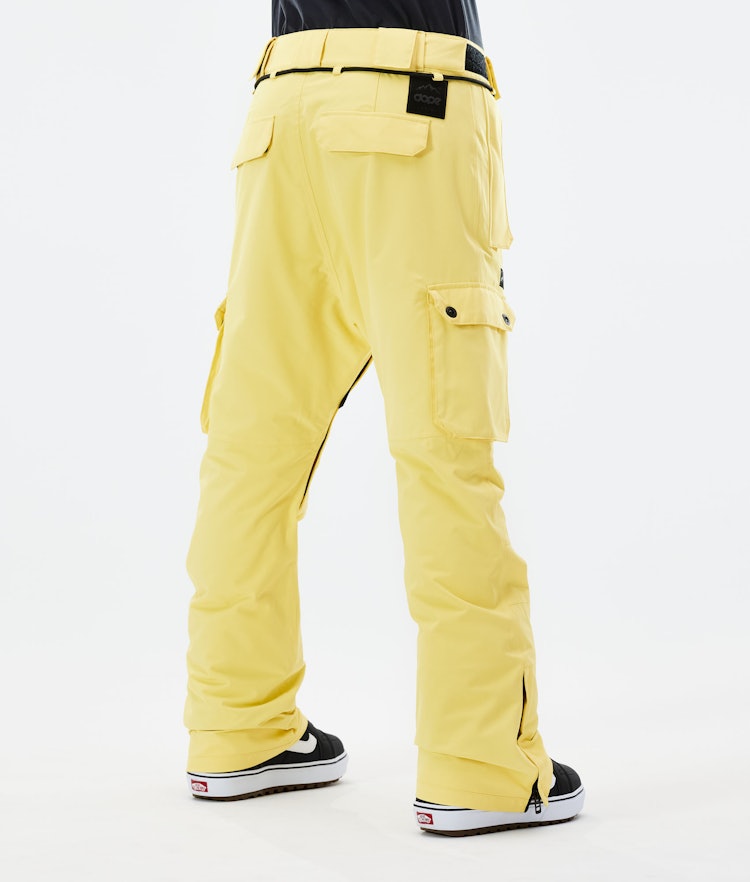 Dope Iconic W 2021 Spodnie Snowboardowe Kobiety Faded Yellow Renewed, Zdjęcie 2 z 6