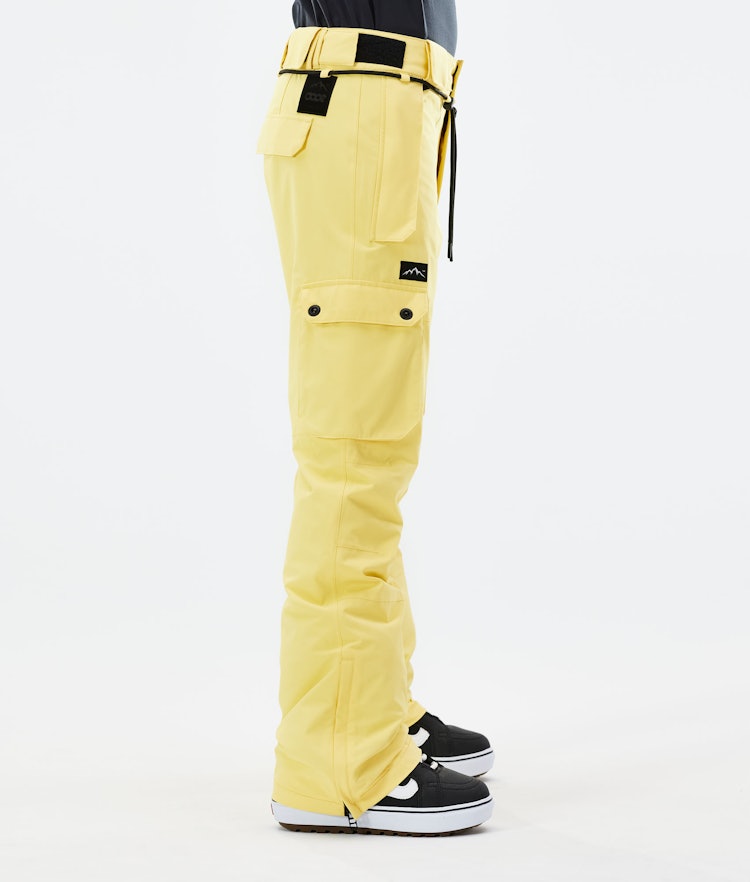 Iconic W 2021 Pantalon de Snowboard Femme Faded Yellow, Image 3 sur 6
