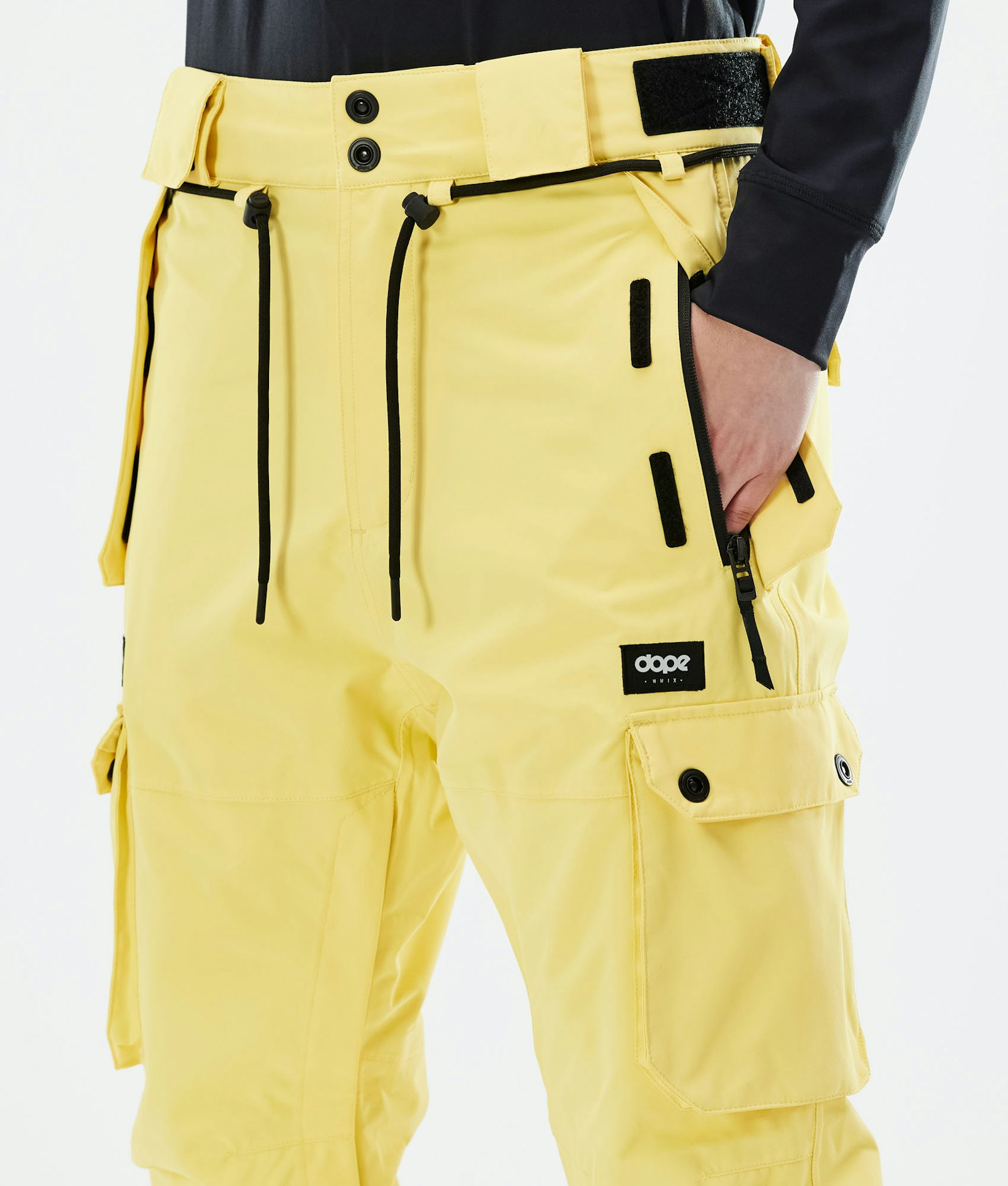 Dope Iconic W 2021 Pantalon de Snowboard Femme Faded Yellow Renewed, Image 4 sur 6