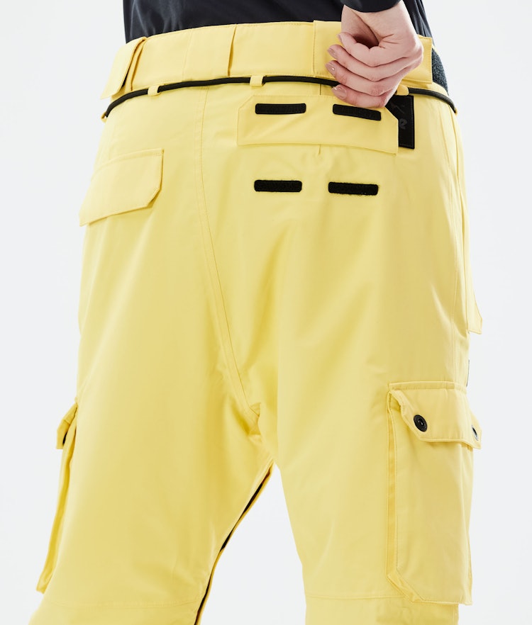 Dope Iconic W 2021 Kalhoty na Snowboard Dámské Faded Yellow Renewed, Obrázek 6 z 6