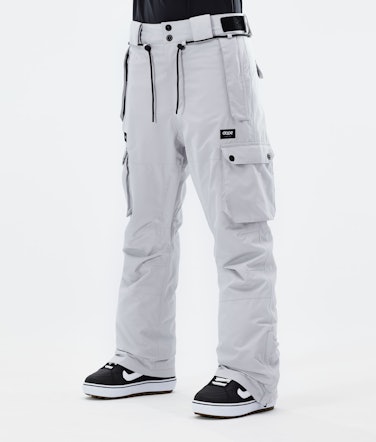 Dope Iconic W 2021 Pantalon de Snowboard Femme Light Grey Renewed