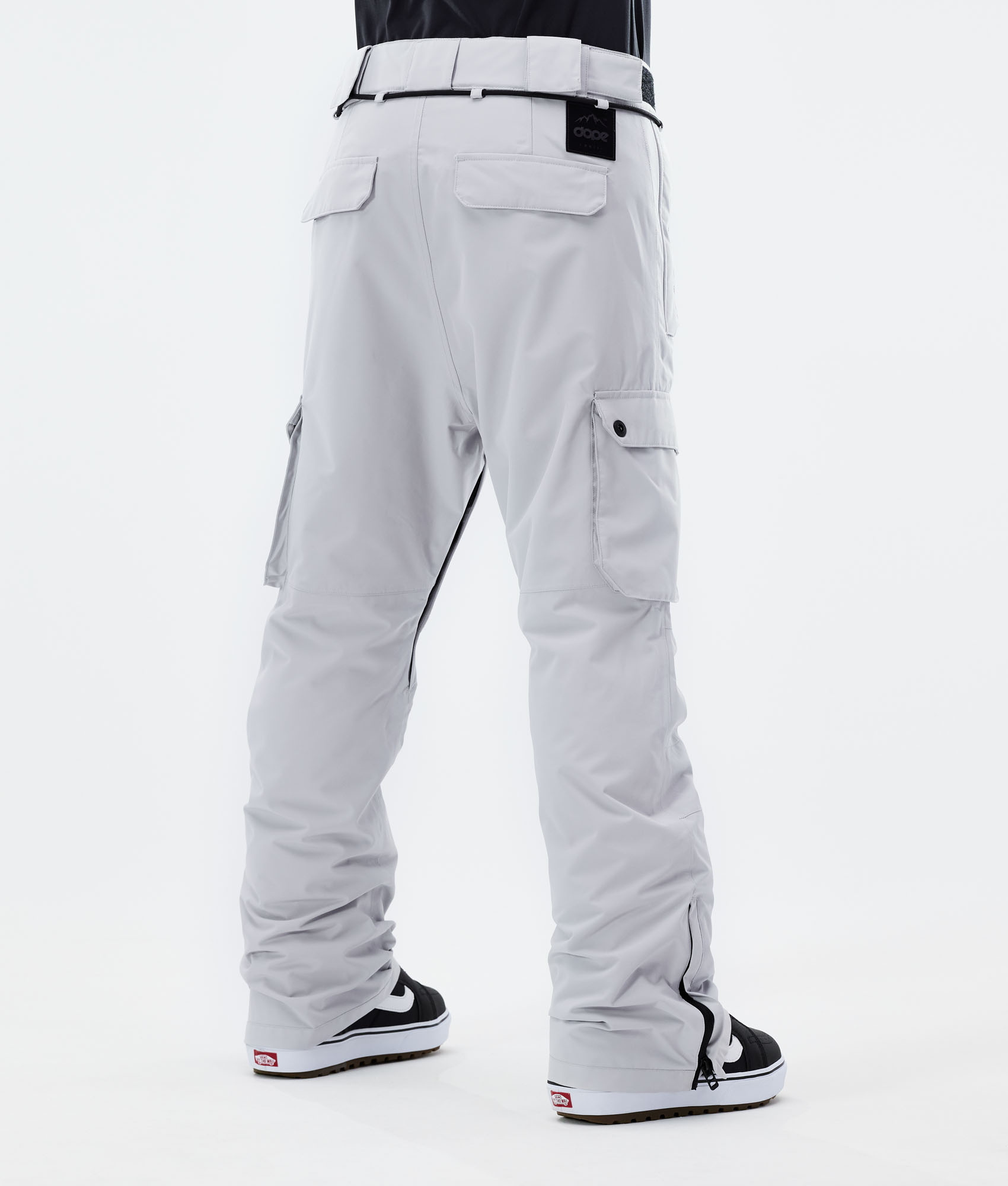 light gray snow pants