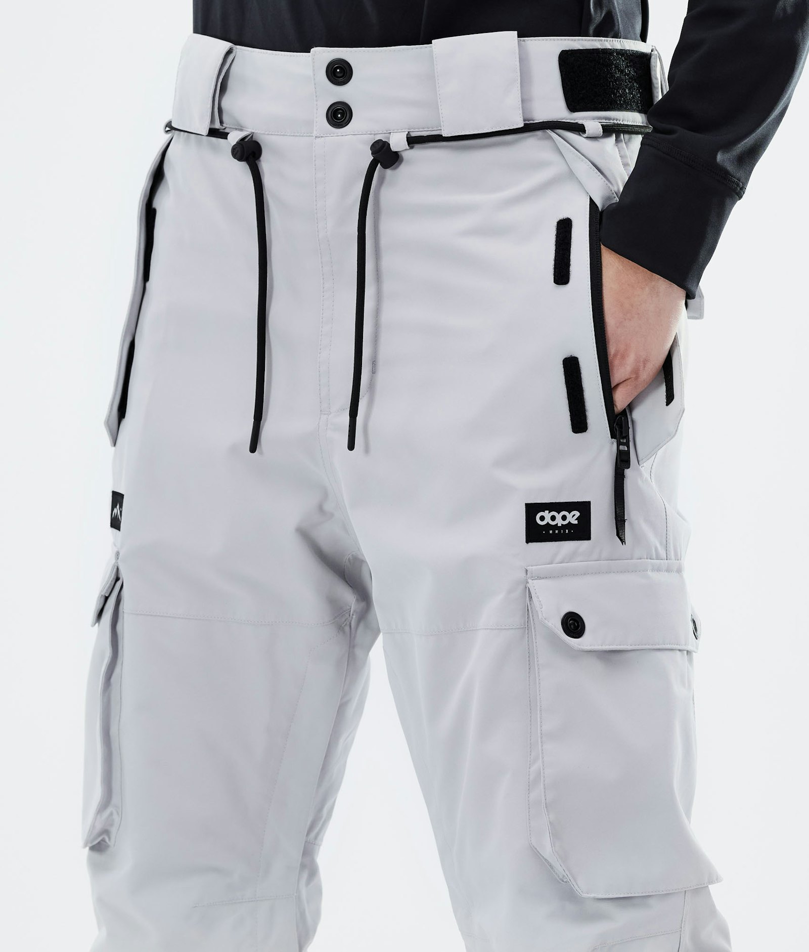 Dope Iconic W 2021 Pantalones Snowboard Mujer Light Grey Renewed, Imagen 4 de 6