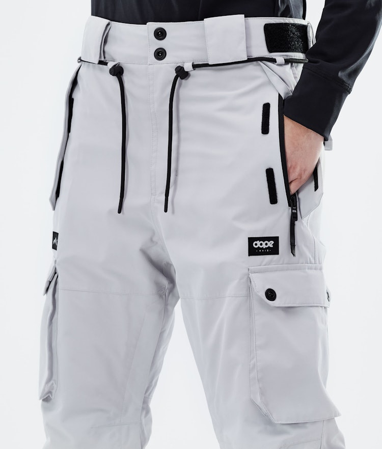 Dope Iconic W 2021 Pantalon de Snowboard Femme Light Grey Renewed, Image 4 sur 6