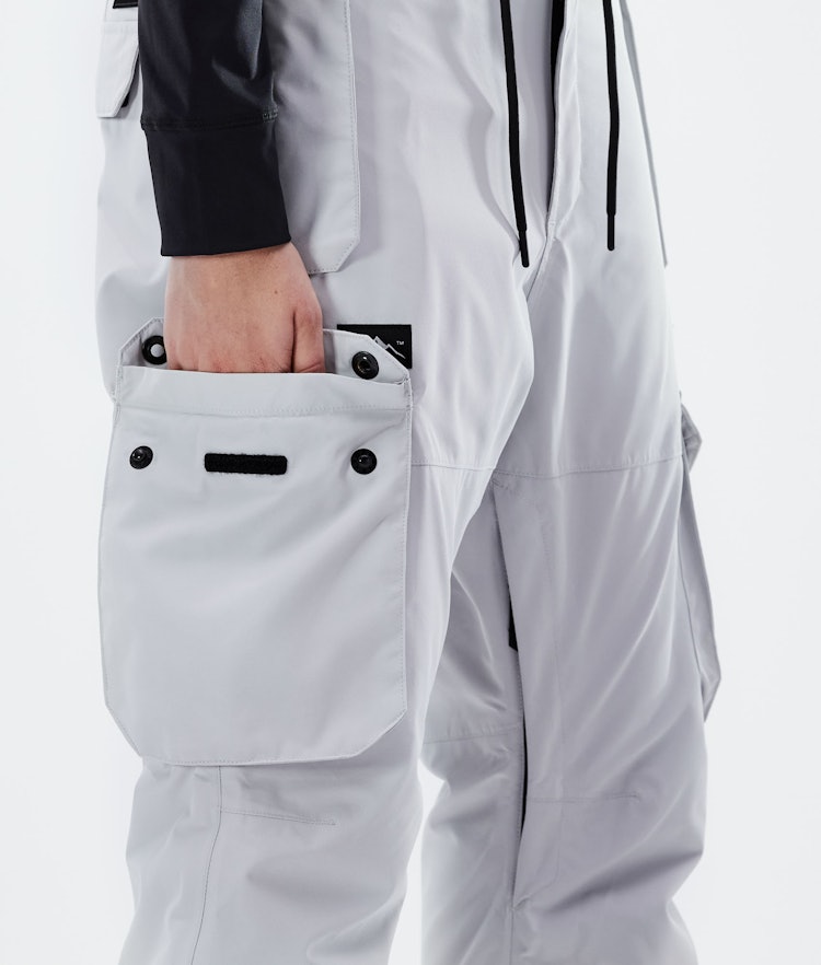 Iconic W 2021 Pantalon de Snowboard Femme Light Grey, Image 6 sur 6