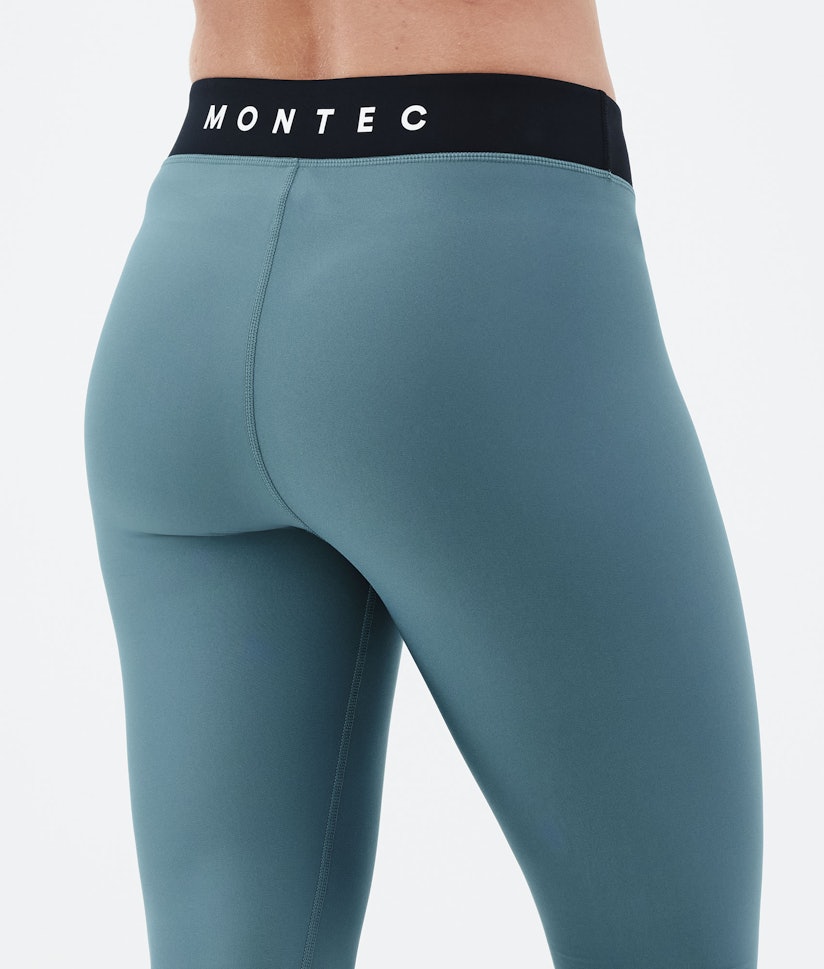 Montec Alpha W Pantalon thermique Femme Soft Blue/Black - Bleu