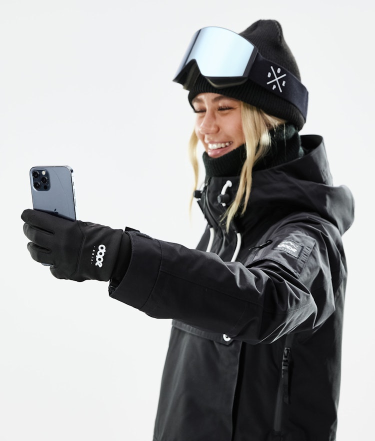 Power 2021 Ski Gloves Black/White, Image 4 of 4