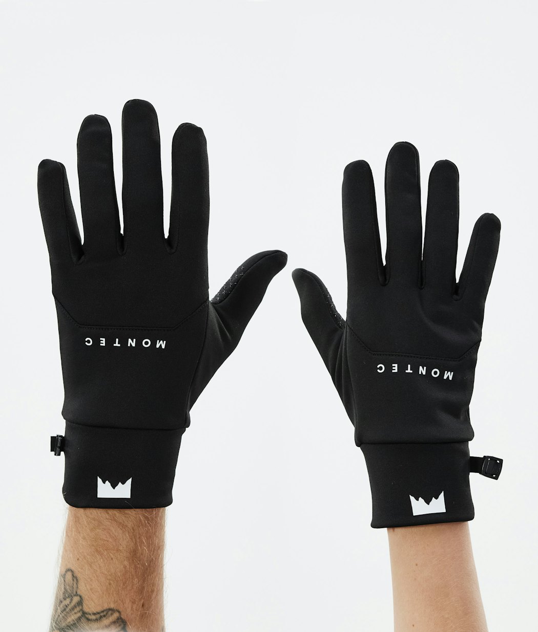 Montec Utility Men's Ski Gloves Black/White