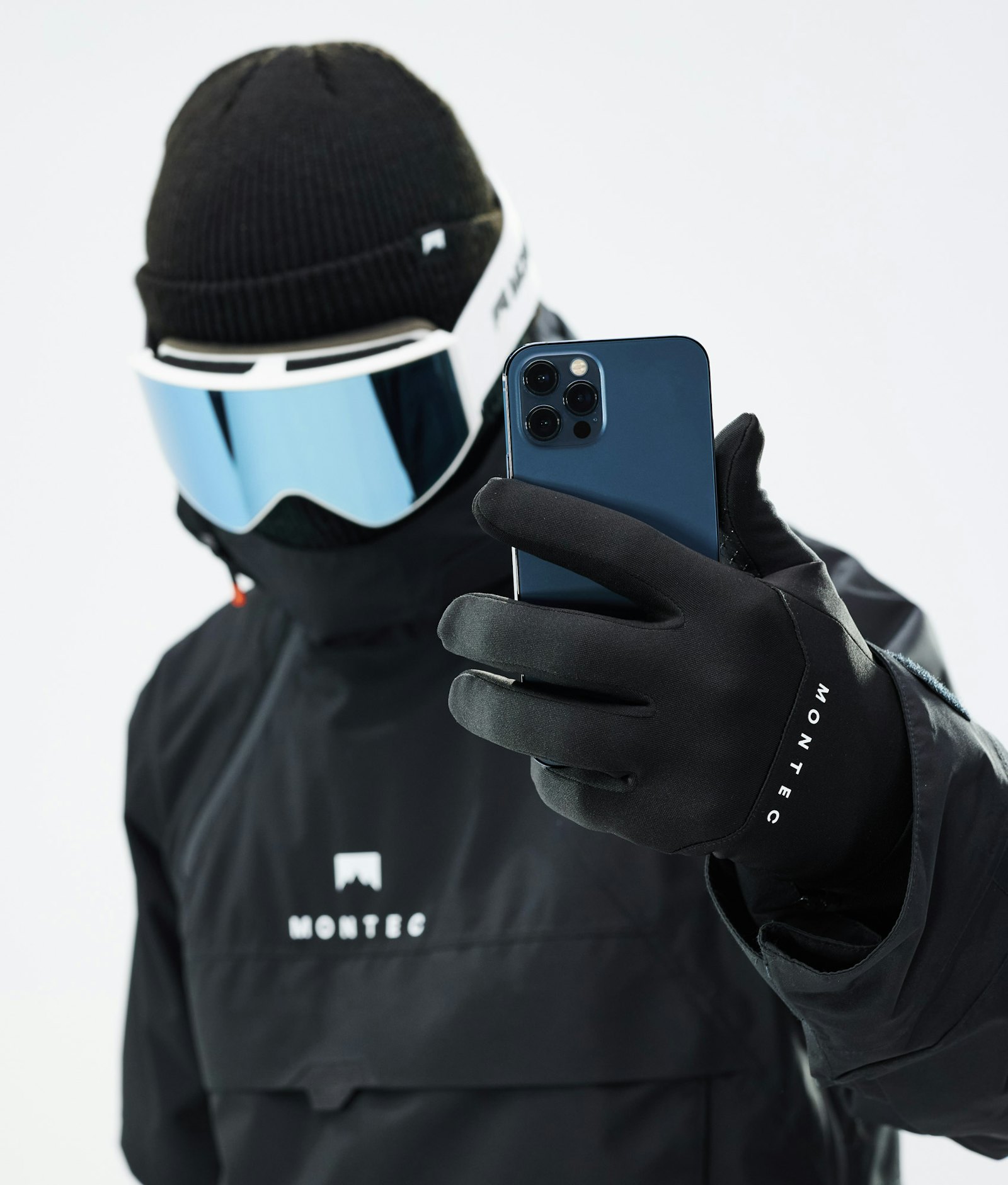 Utility 2021 Ski Gloves Black/White, Image 3 of 4