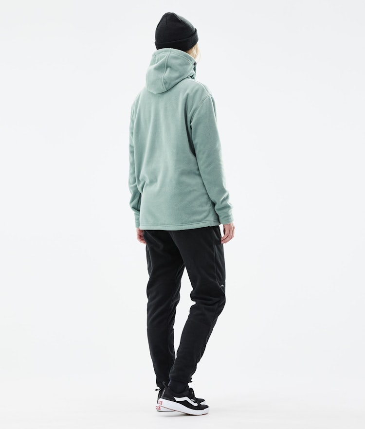 Cozy II W 2021 Fleece-hoodie Dame Faded Green