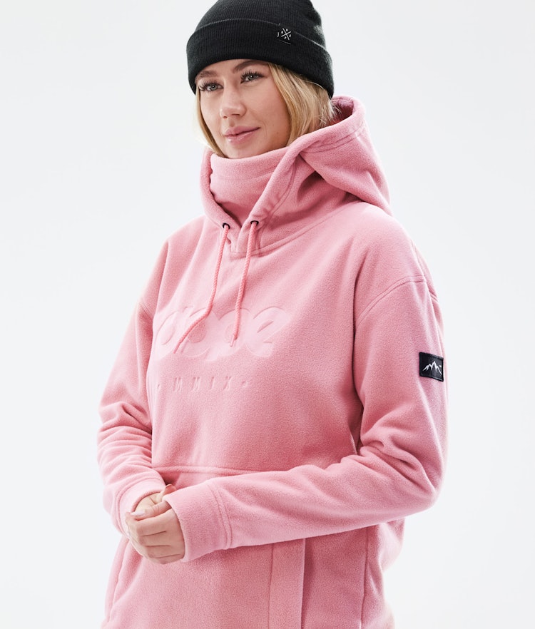 Cozy II W 2021 Fleece-hoodie Dame Pink, Billede 2 af 7