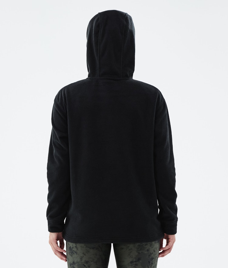 Delta W 2021 Fleece-hoodie Dame Black