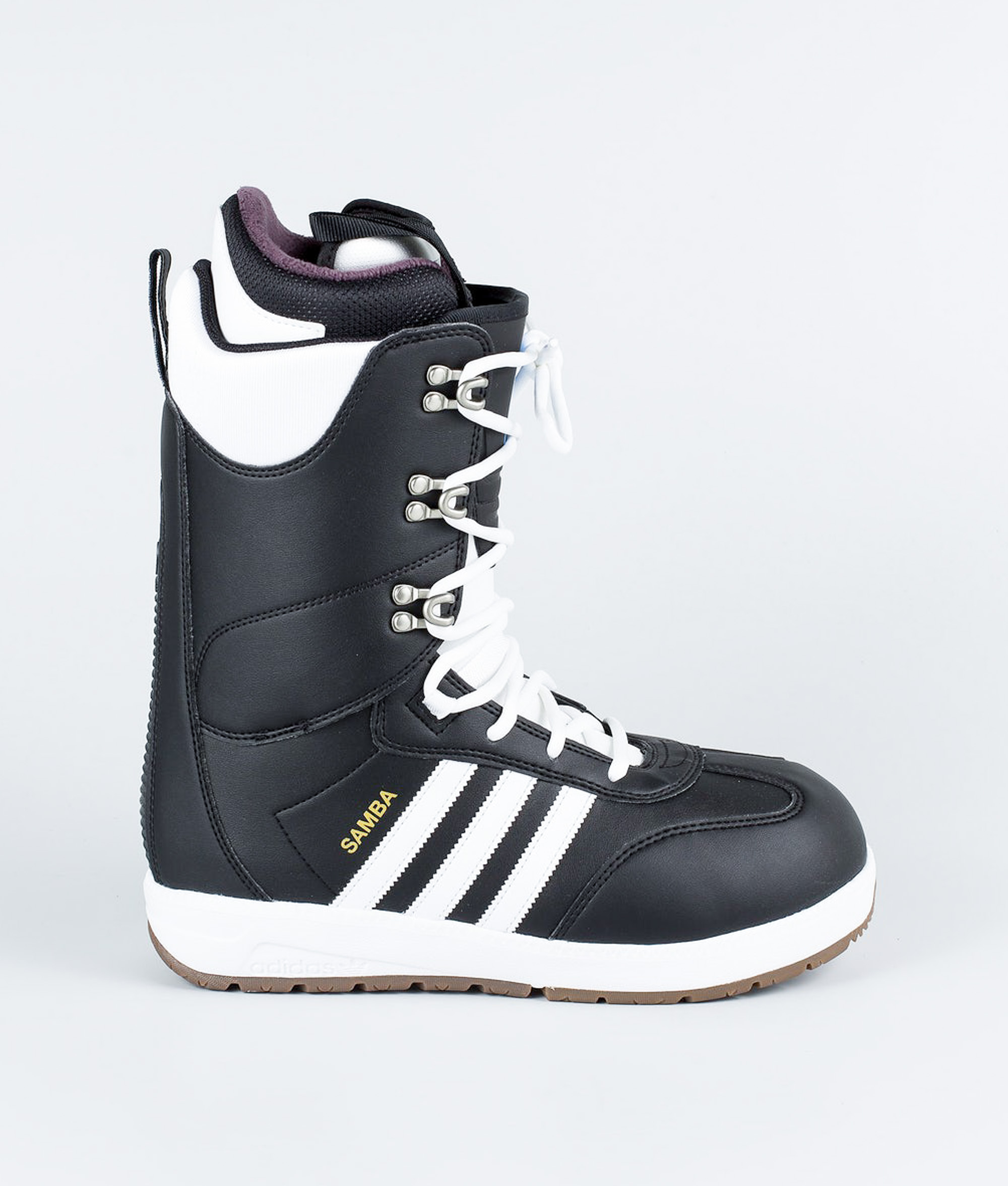 Adidas Snowboarding Samba Boots Core Black/Footwear White/Gold Met Ridestore.com