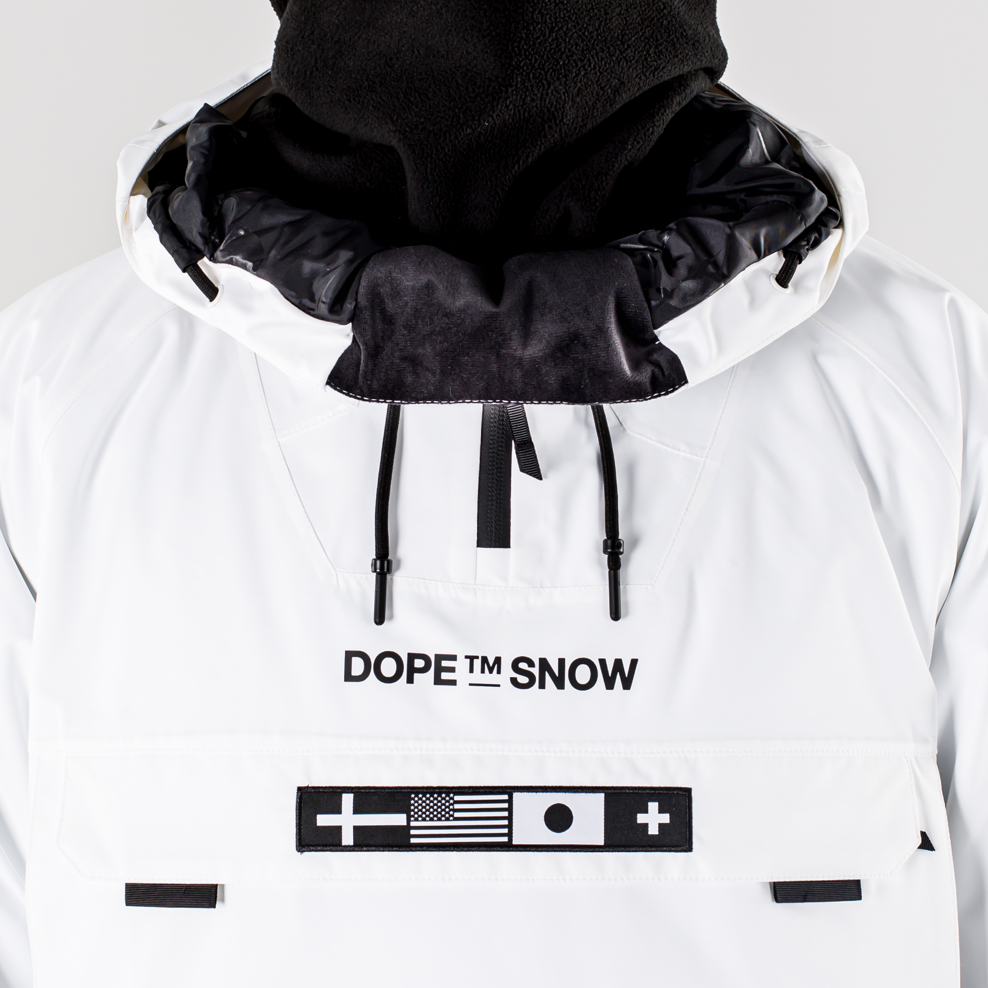 white dope snow jacket