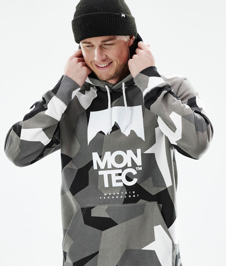 Montec Classic Bluzy z Kapturem Mężczyźni Snow Camo, Zdjęcie 3 z 5
