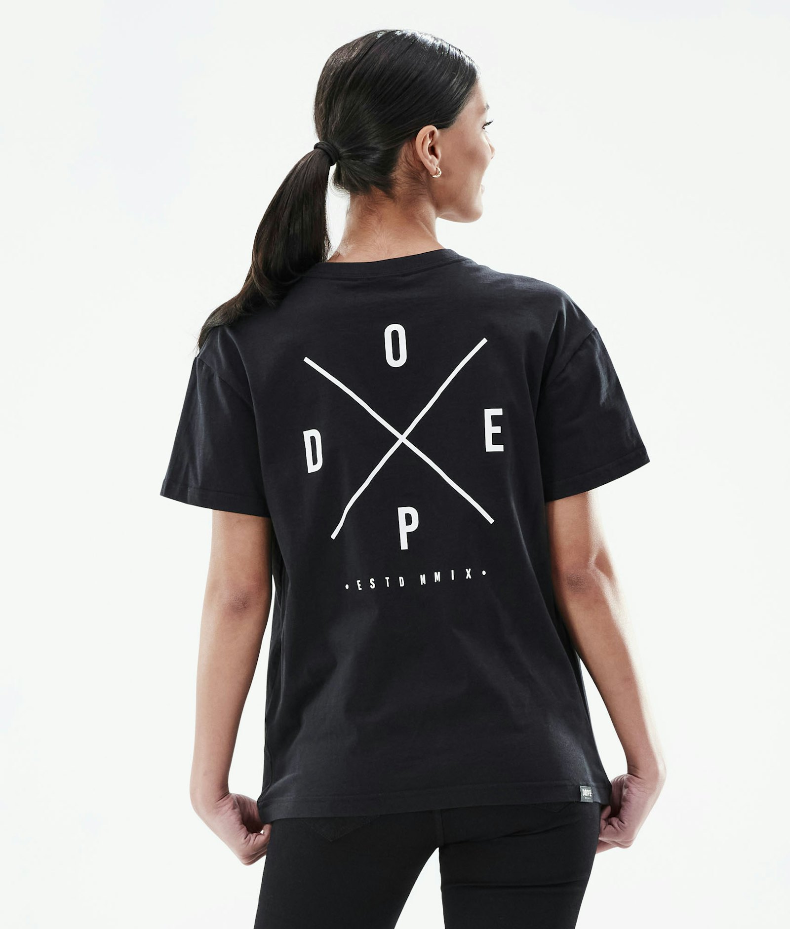 Dope Regular T-shirt Dames 2X-UP Black