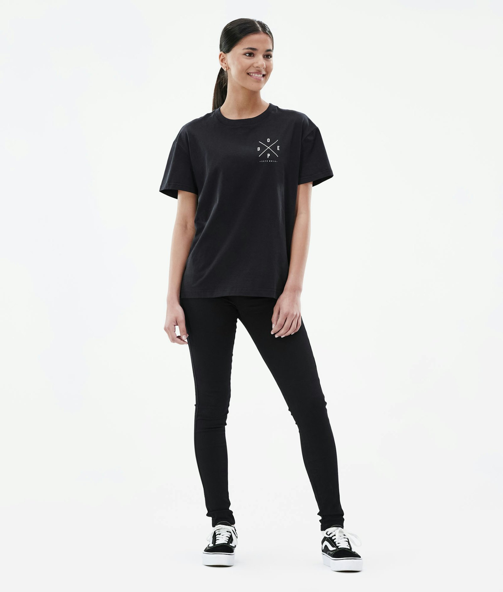 Regular T-shirt Donna 2X-UP Black, Immagine 5 di 5