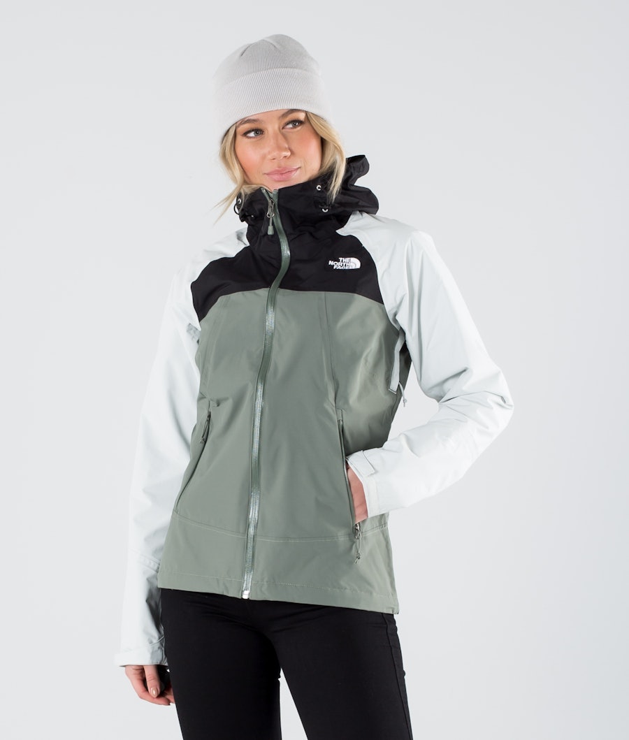 The North Face Stratos Outdoor Jacket Agave Green/Tnf Black/Tin Grey
