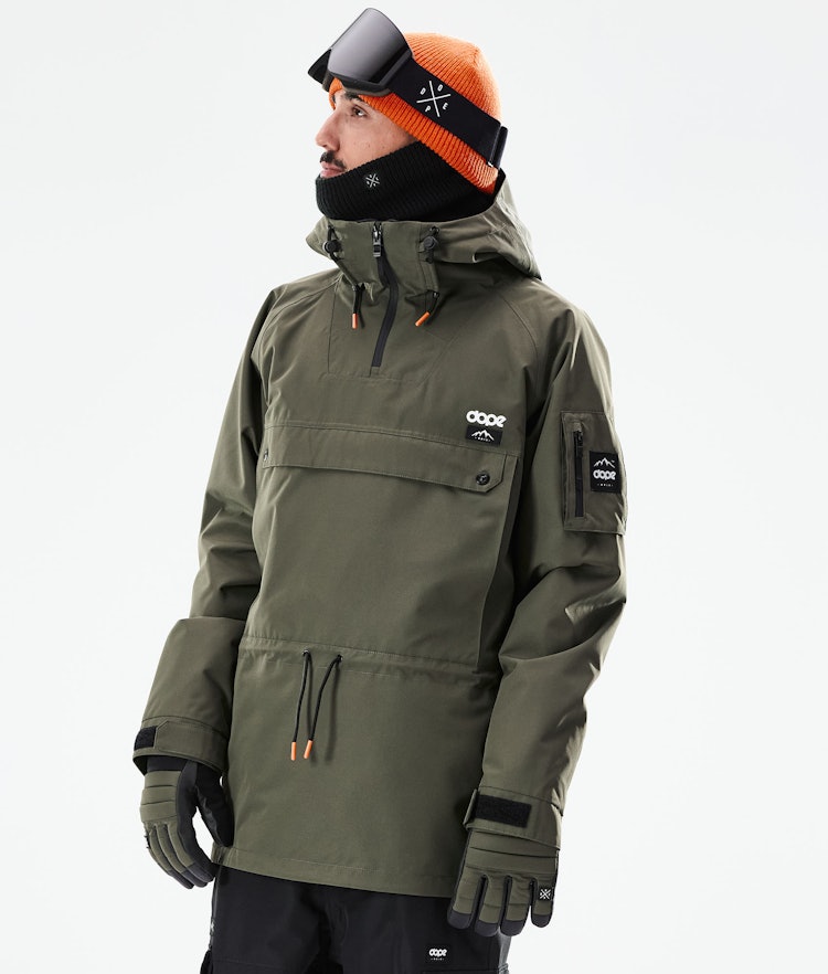 Annok 2021 Snowboard Jacket Men Olive Green/Black, Image 1 of 10