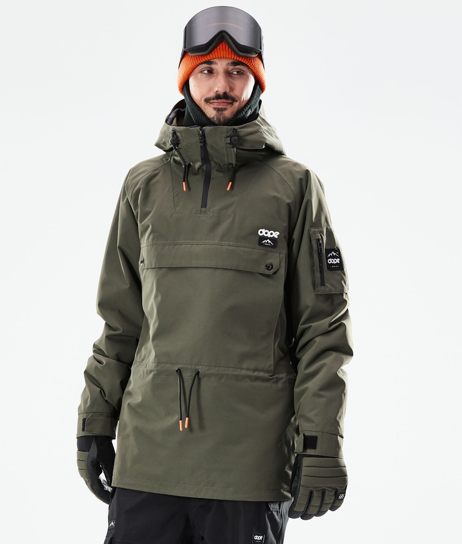 Dope Annok Ski Jacket Olive Green/Black