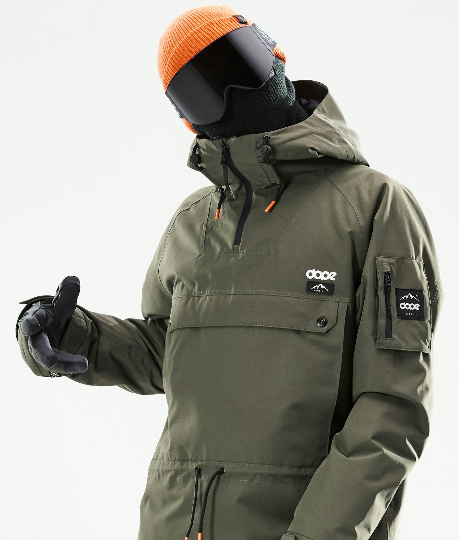 Annok 2021 Ski jas Heren Olive Green/Black