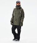 Annok 2021 Snowboard jas Heren Olive Green/Black, Afbeelding 4 van 10