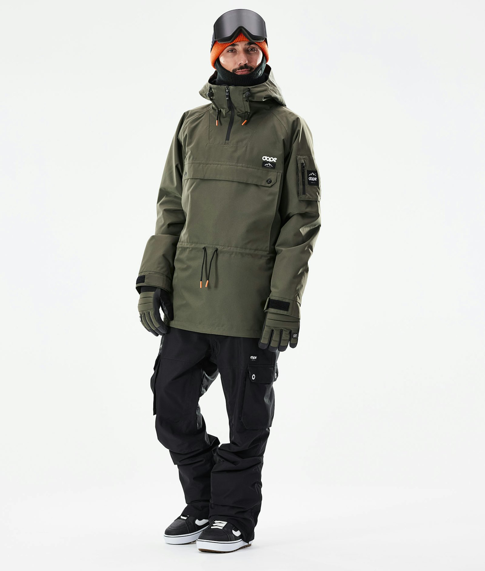 Annok 2021 Veste Snowboard Homme Olive Green/Black