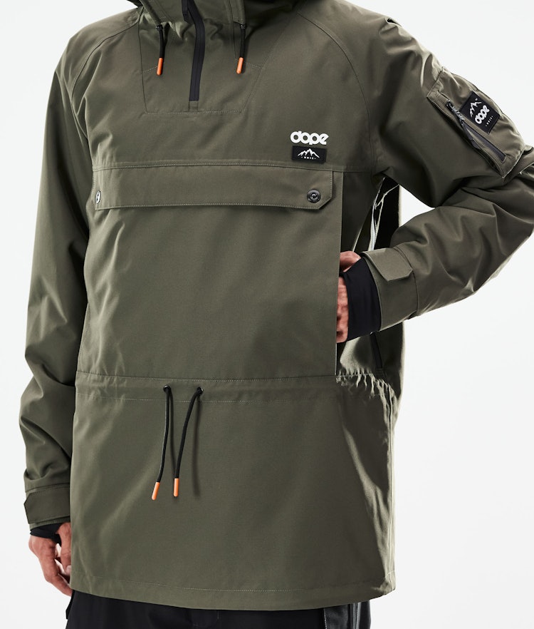 Annok 2021 Ski Jacket Men Olive Green/Black, Image 9 of 10