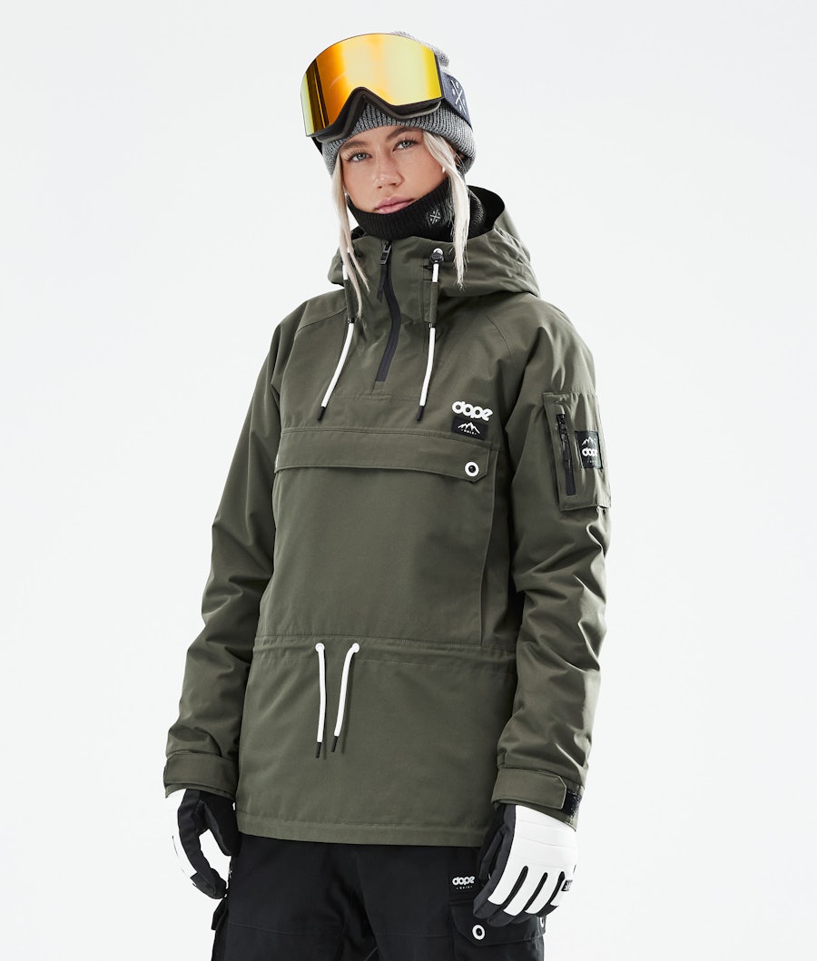 Annok W 2021 スキージャケット レディース Olive Green