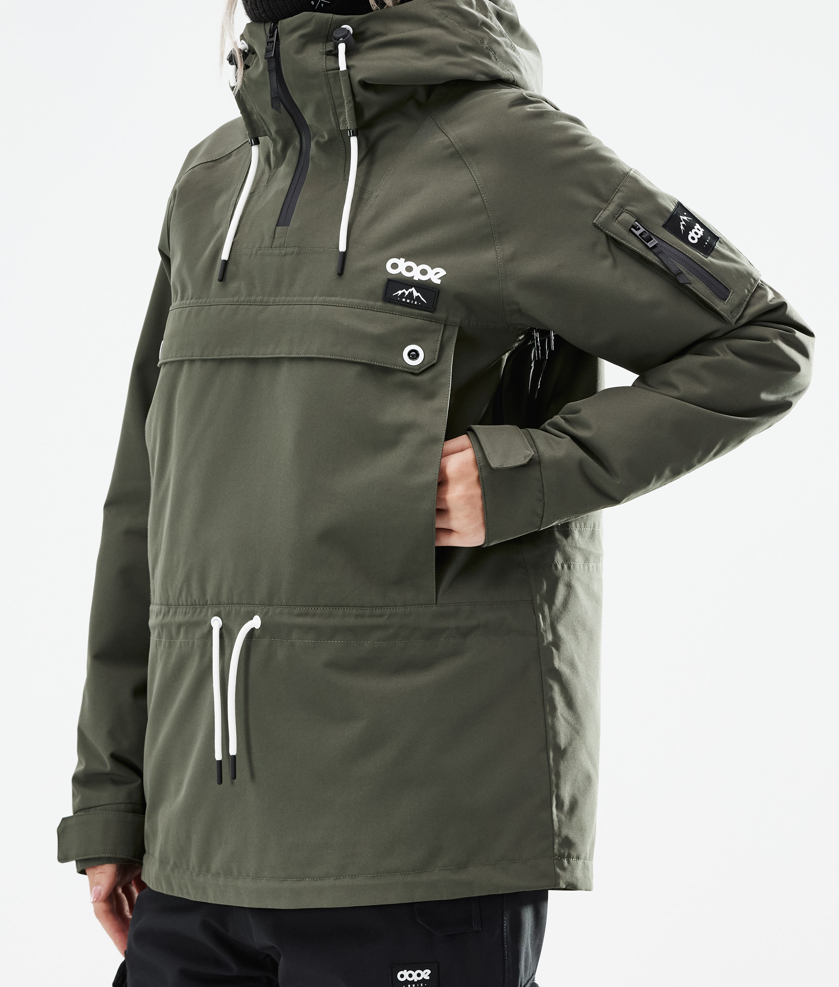 olive green snowboard jacket womens