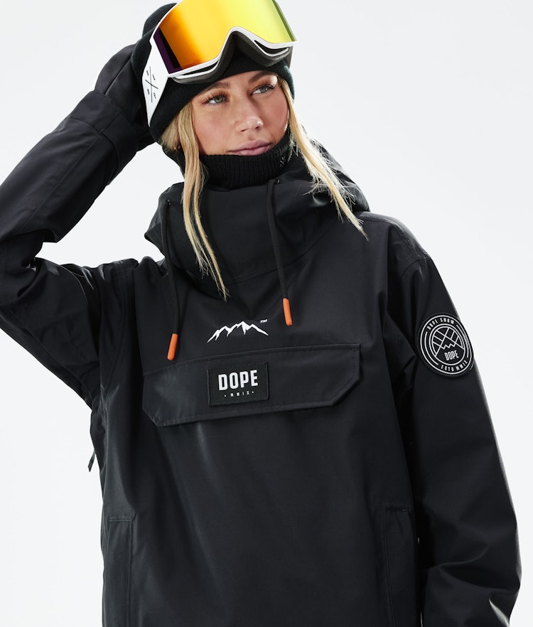 Dope Blizzard W 2021 Ski jas Dames Black, Afbeelding 3 van 10