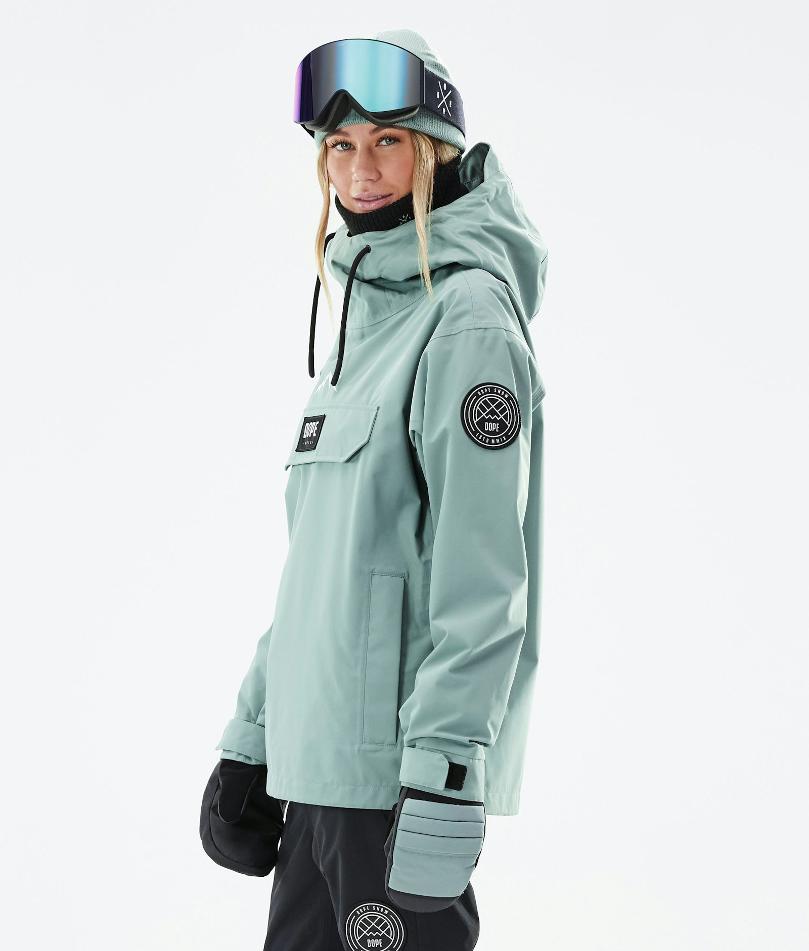 Dope Blizzard W 2021 Snowboard jas Dames Faded Green