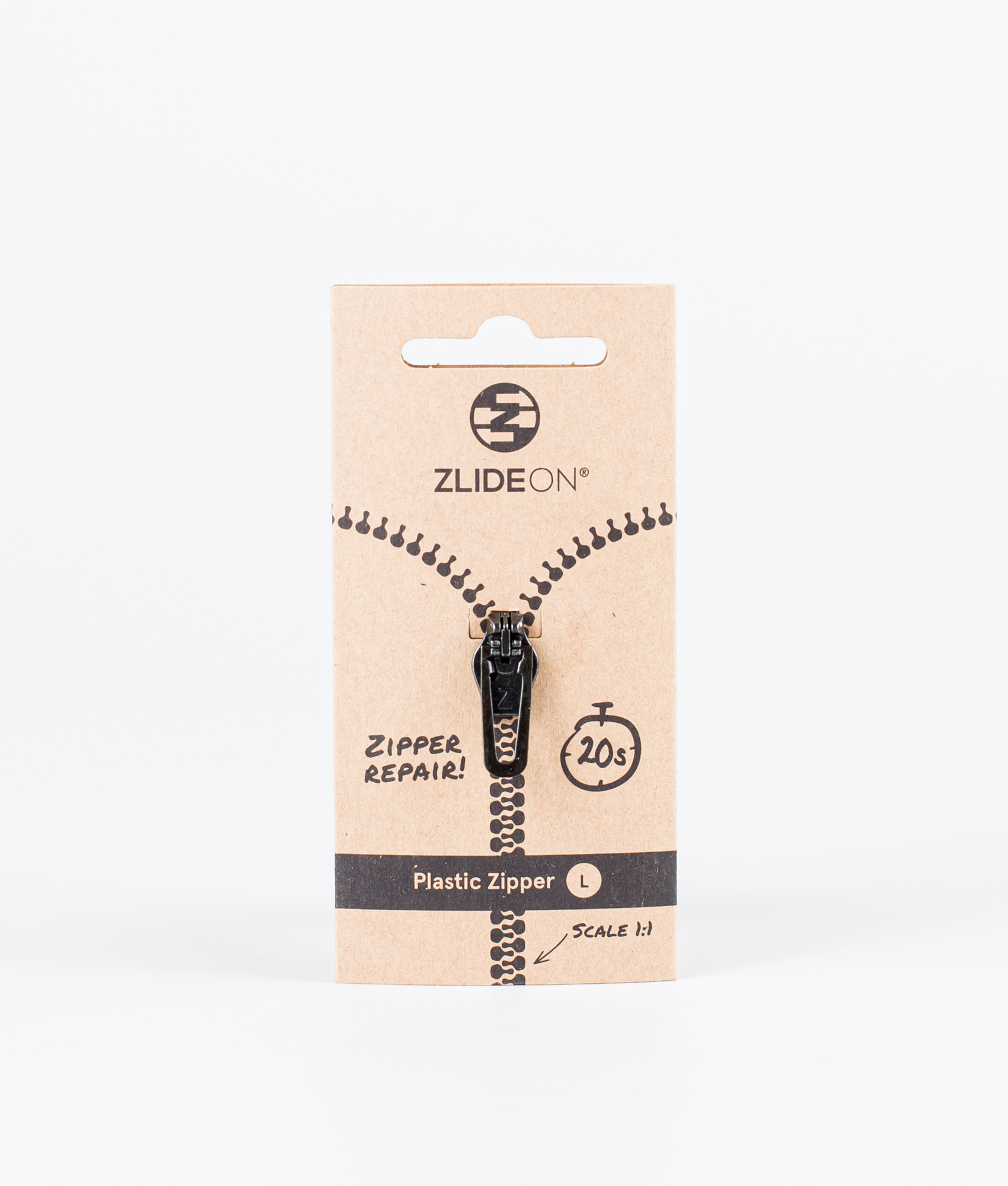 ZlideOn Zipper Pull Replacement - 1pcs, Black, Waterproof (L) - Instant  Zipper Replacement Slider