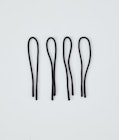 Round Zip Puller String Replacement Parts Black/Black Tip, Image 1 of 2