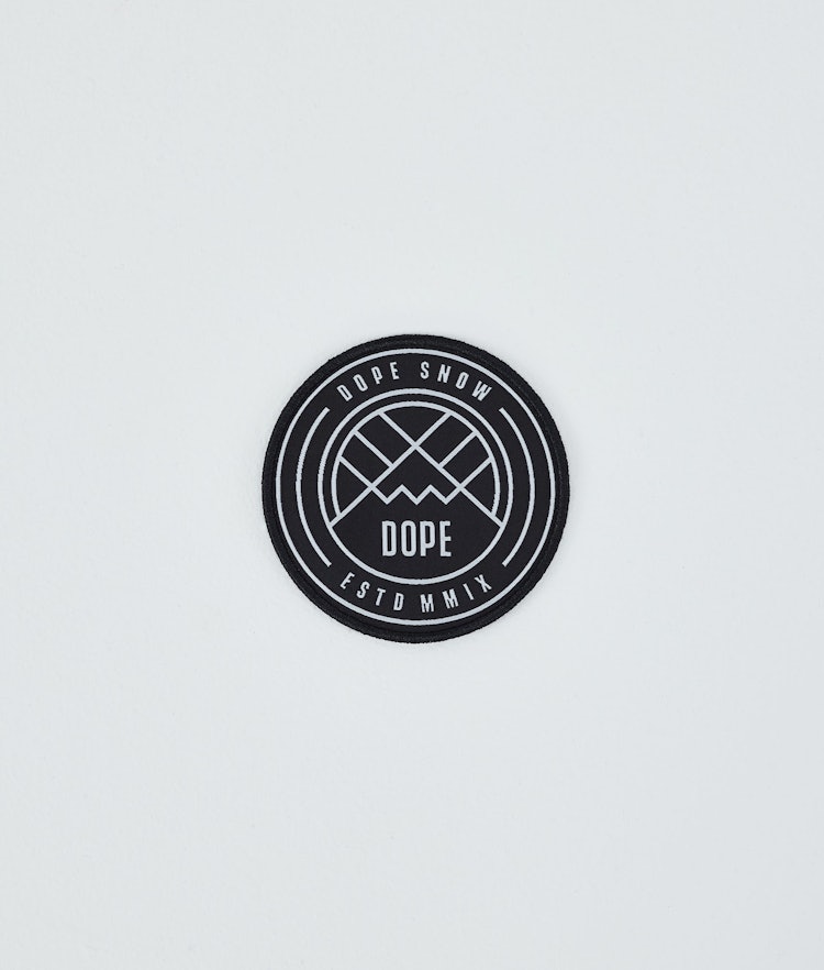 Round Patch Dope Reservdelar Black/White Logo, Bild 1 av 1