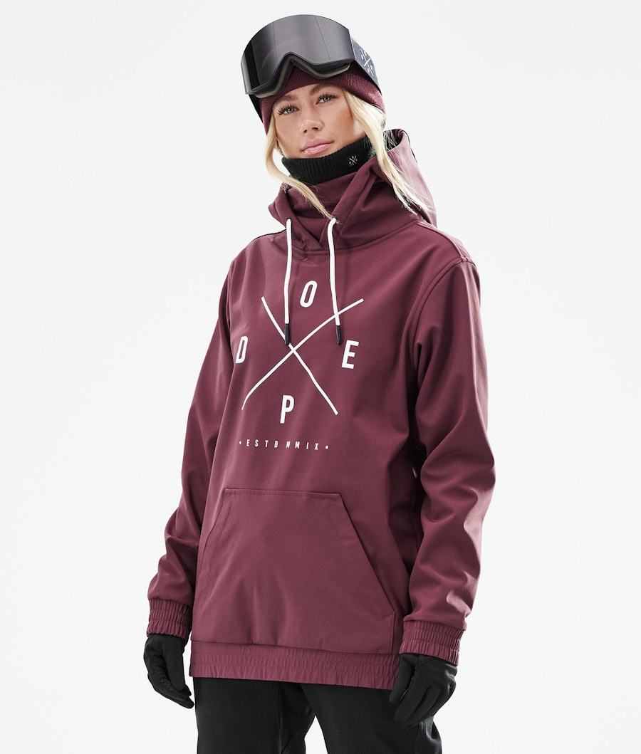 Yeti W Ski Jacket Women 2X-Up Burgundy
