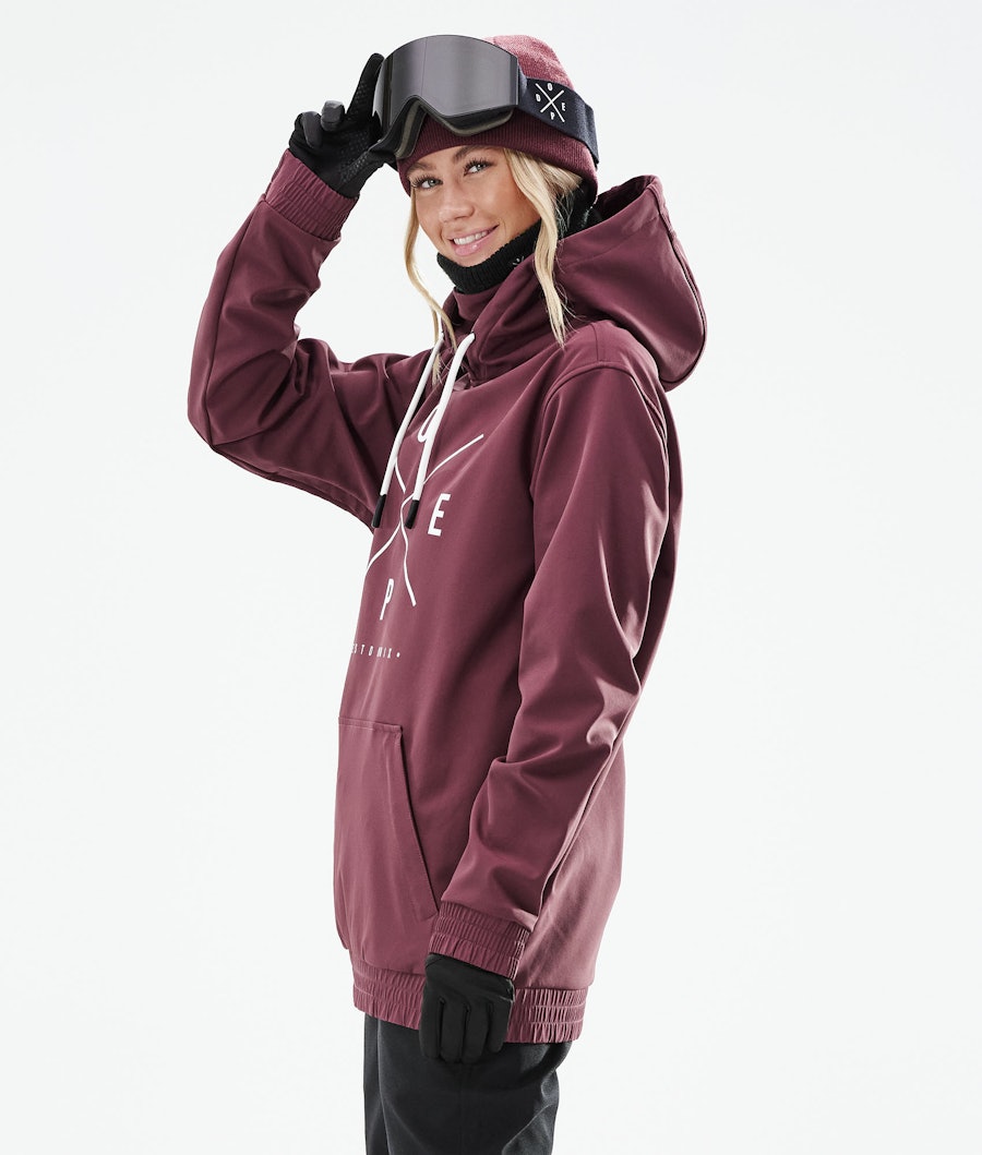 Dope Yeti 2021 Women's Snowboard Jacket 2X-Up Burgundy