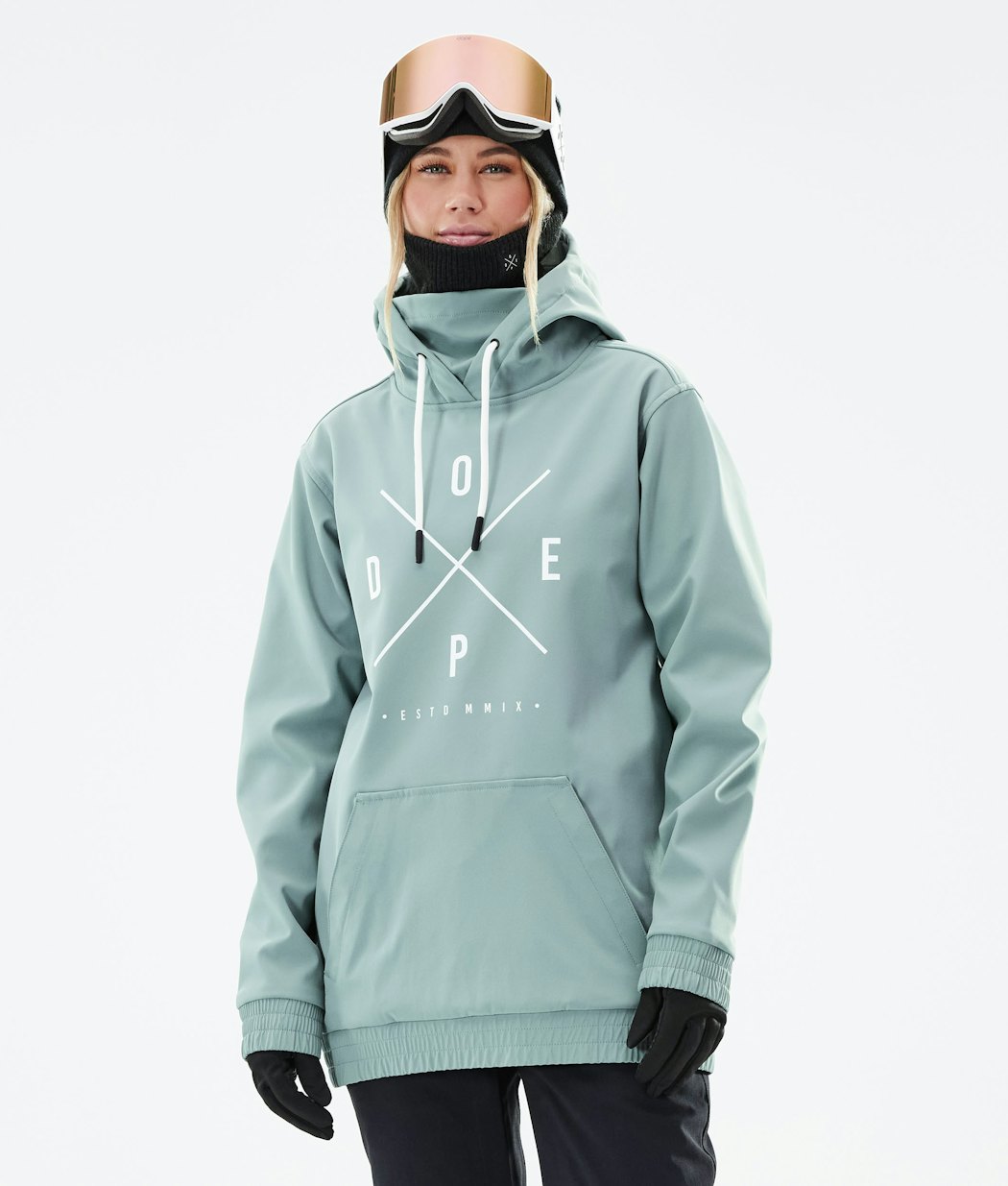 Dope Yeti 2021 Women's Snowboard Jacket 2X-Up Faded Green