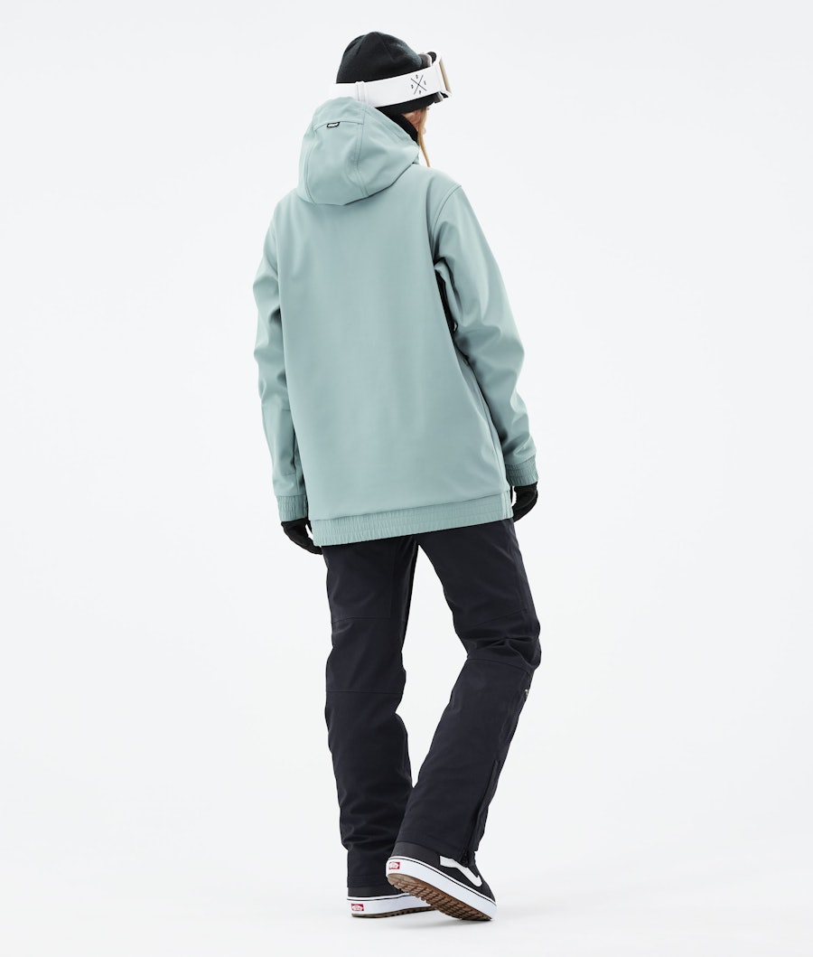 Dope Yeti 2021 Women's Snowboard Jacket 2X-Up Faded Green
