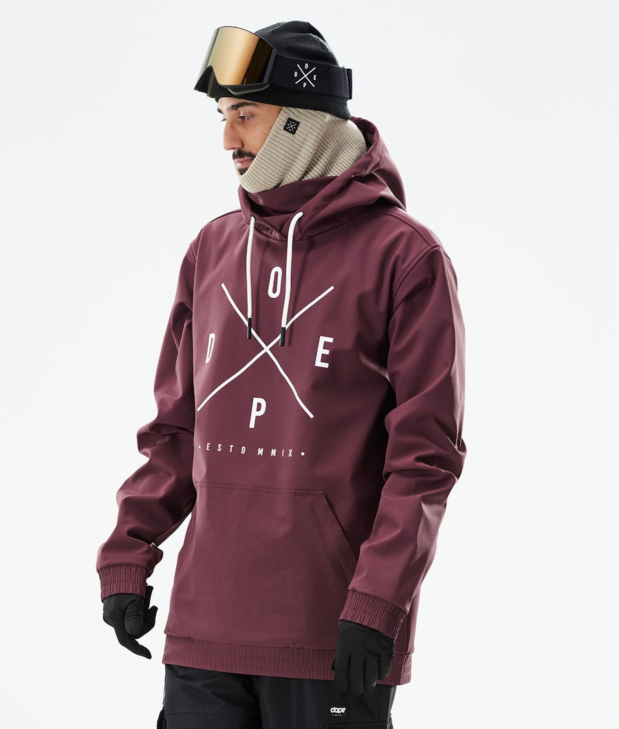 Dope Yeti Snowboard Jacket 2X-Up Burgundy
