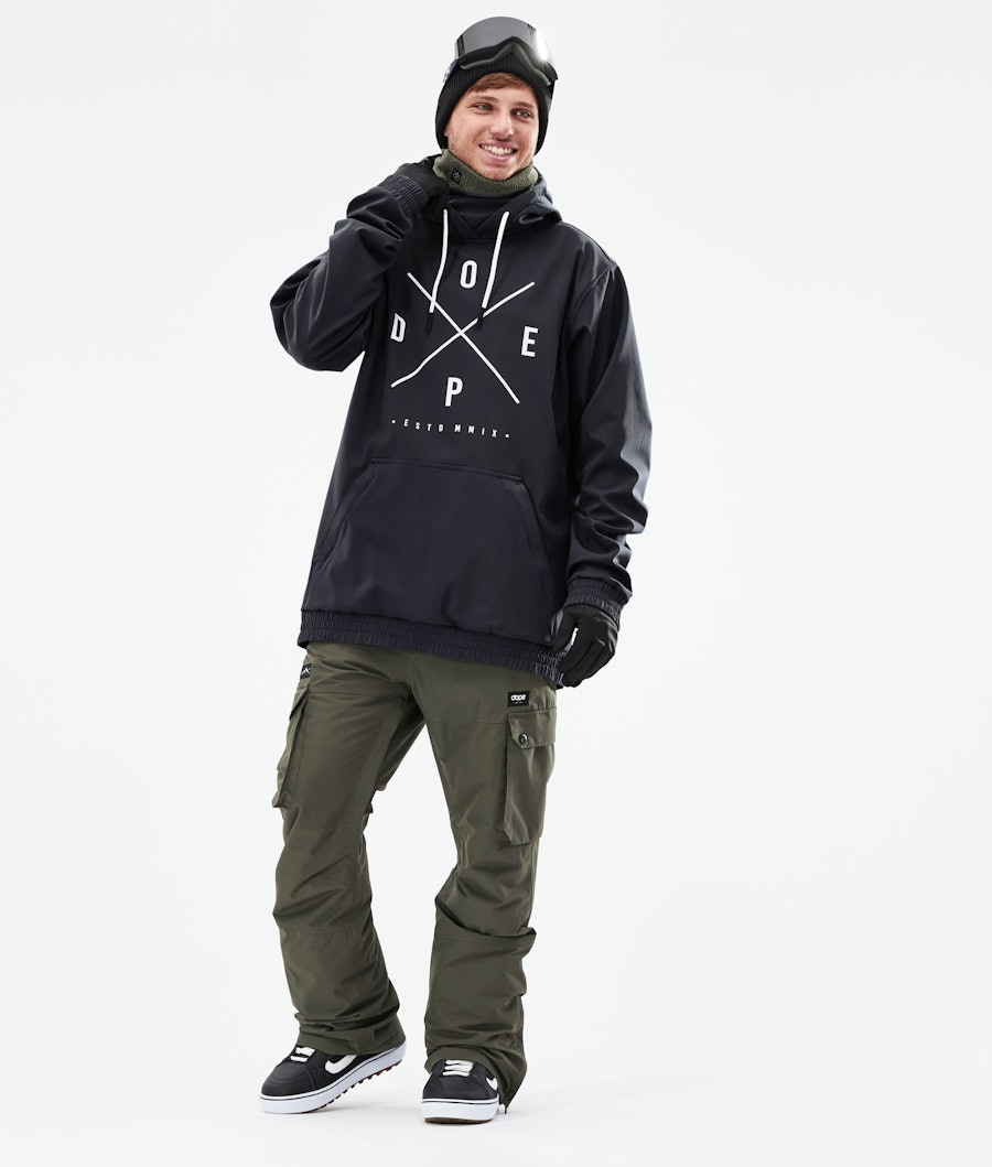 Dope Yeti 2021 Men's Snowboard Jacket 2X-Up Black