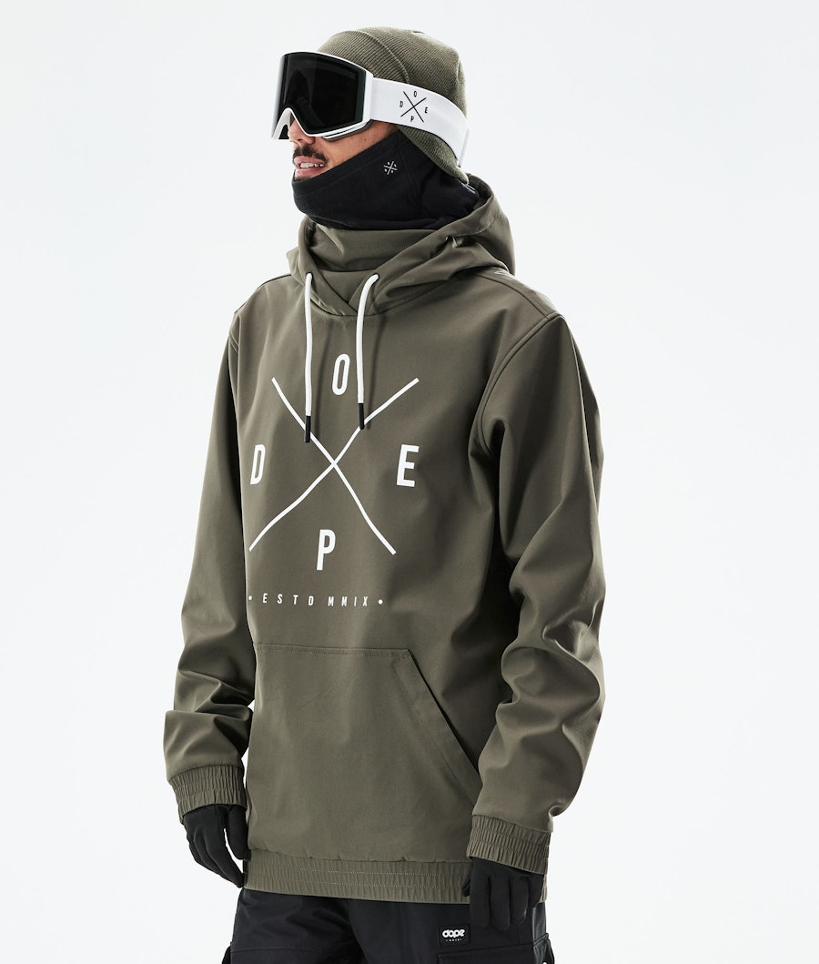 Yeti 2021 Snowboard Jacket Men 2X-Up Olive Green