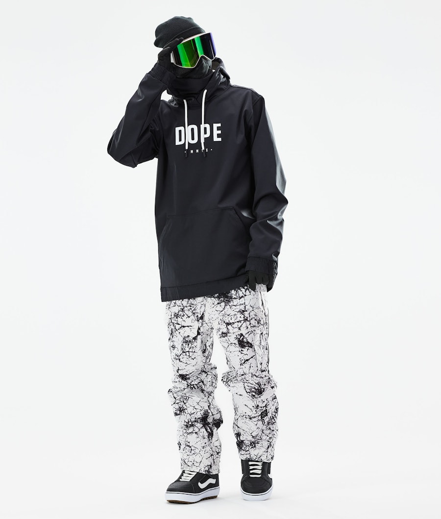 Dope Yeti 2021 Men's Snowboard Jacket Capital Black