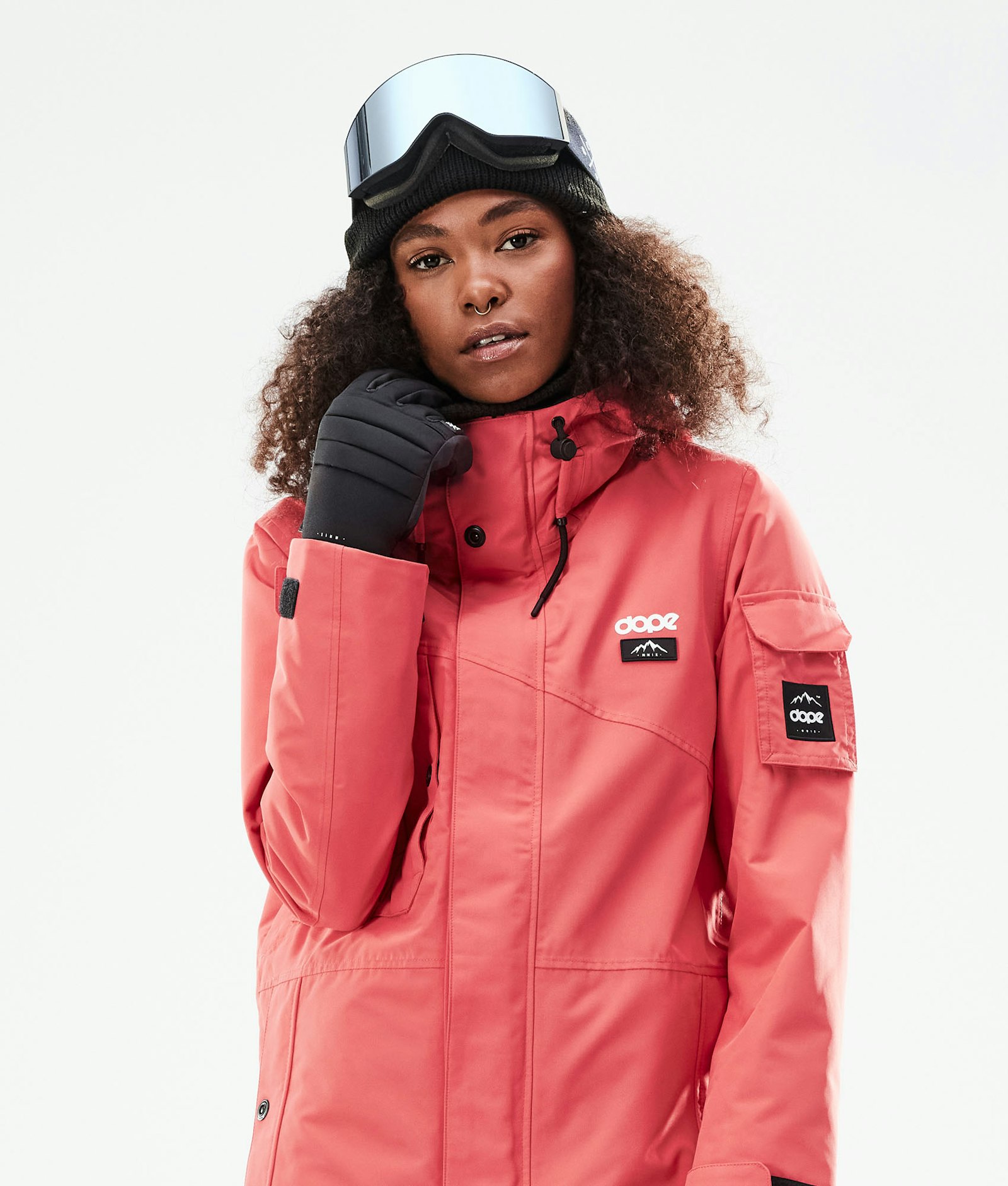 Dope Adept W 2021 Ski Jacket Women Coral