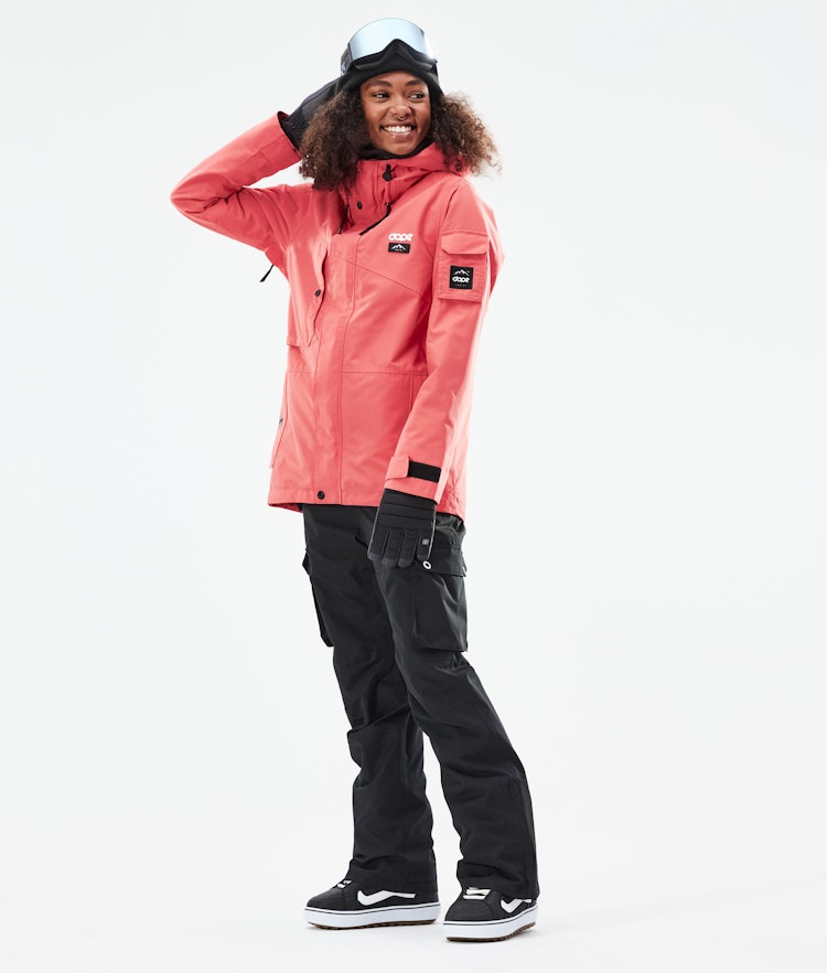 Adept W 2021 Snowboard Jacket Women Coral, Image 4 of 11