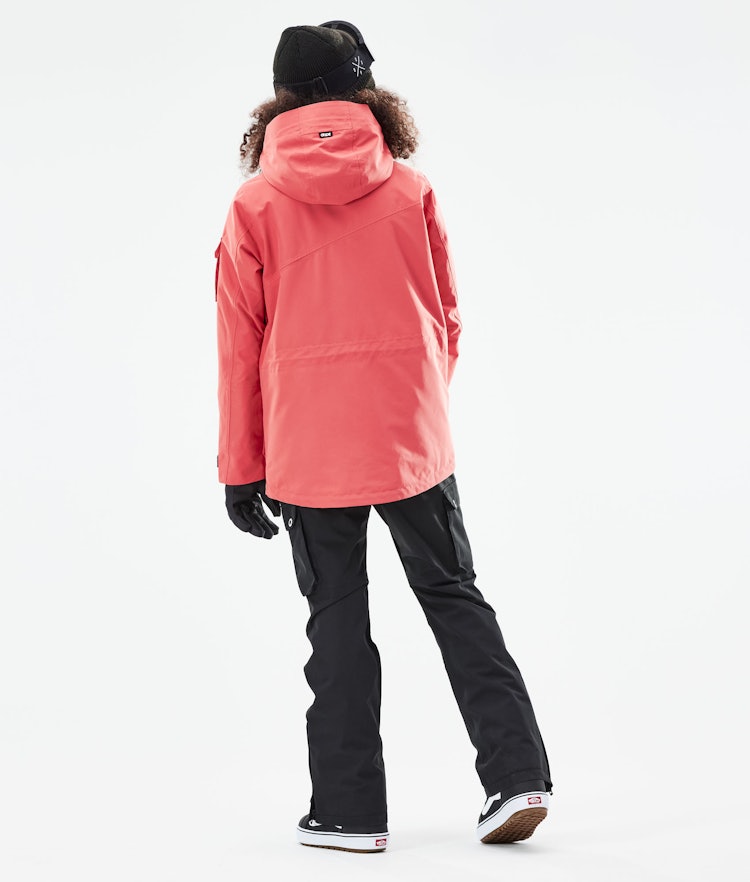 Adept W 2021 Veste Snowboard Femme Coral, Image 6 sur 11