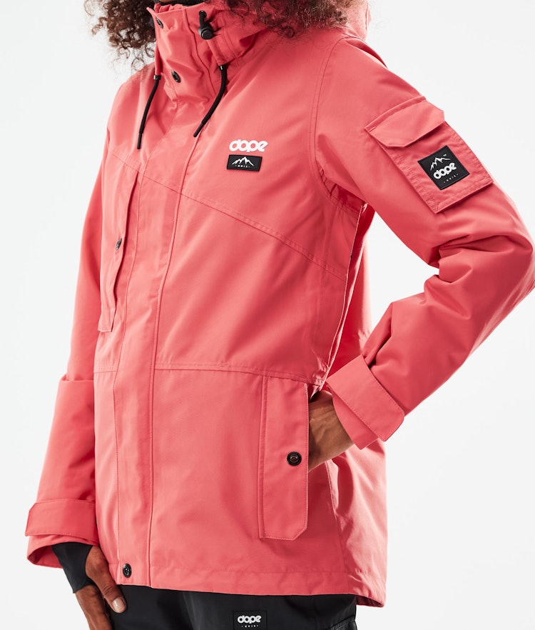 Adept W 2021 Veste Snowboard Femme Coral, Image 9 sur 11