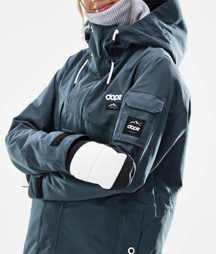 Dope Adept W 2021 Snowboard Jacket Women Metal Blue