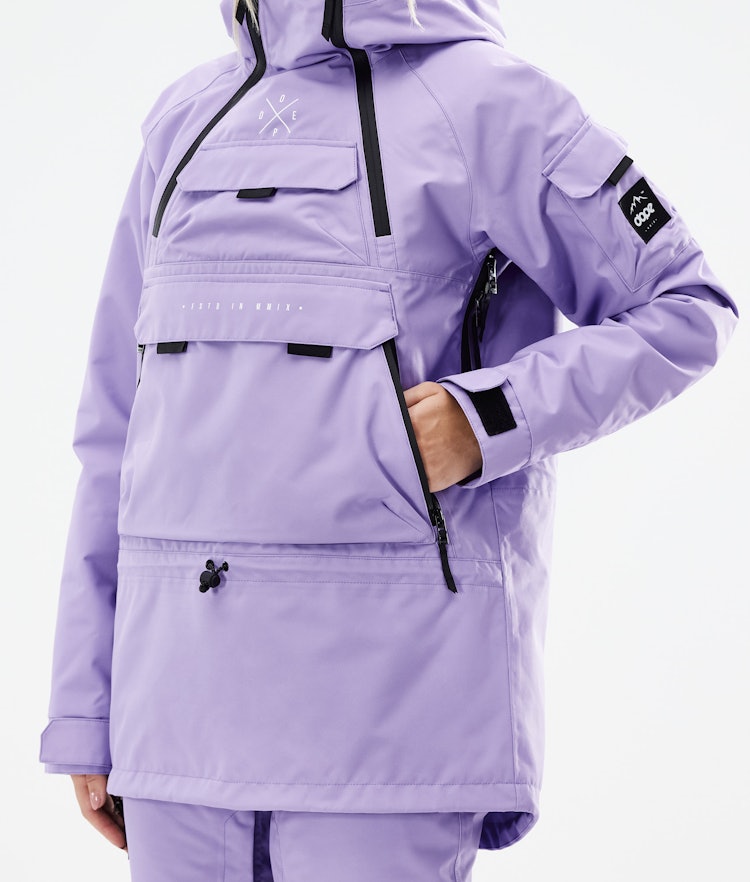Akin W 2021 Veste de Ski Femme Faded Violet, Image 9 sur 11