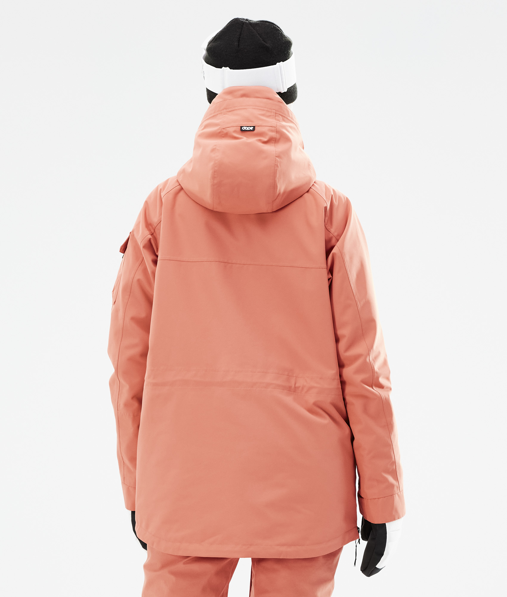 peach ski jacket